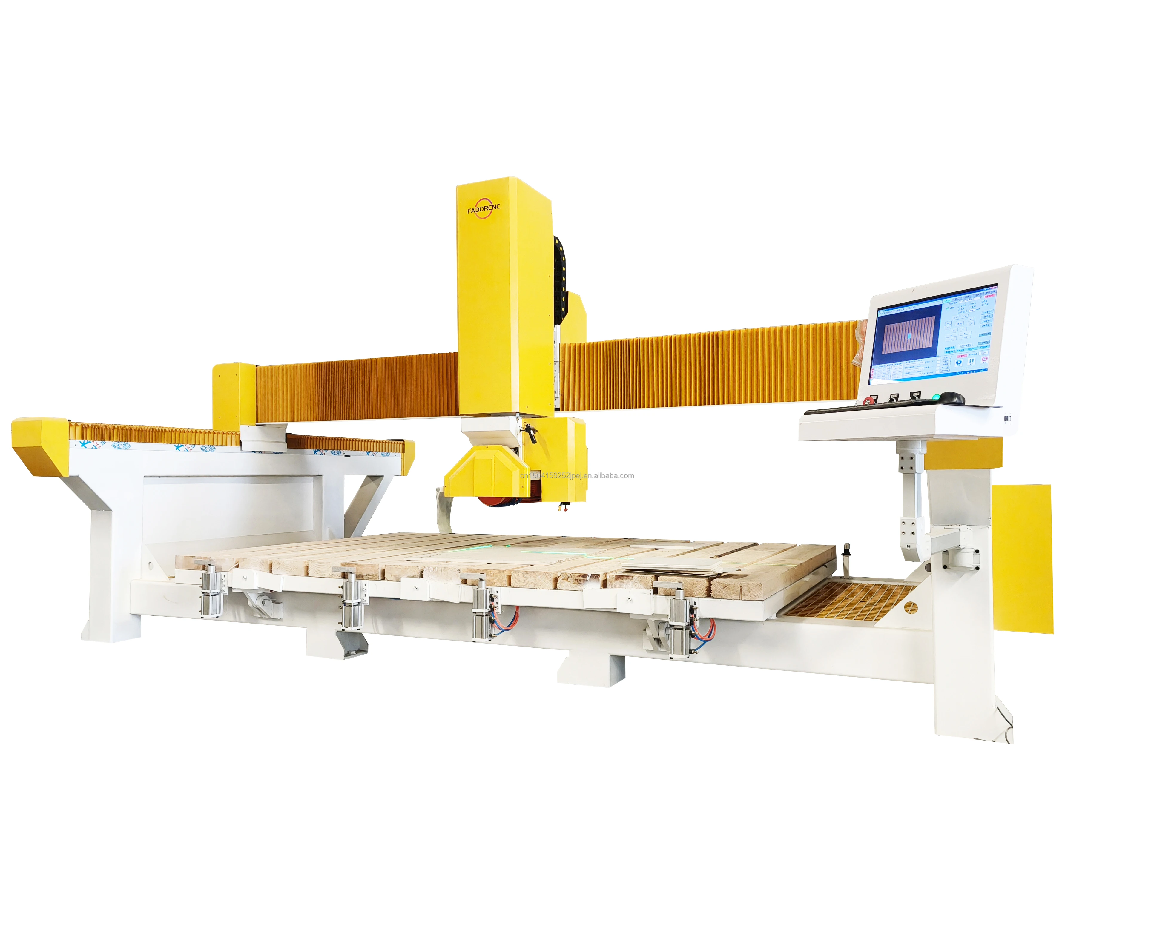 5 Axis Bridge Saw CNC Stone Cutting Machine for Marble