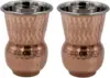 Round Copper Glass