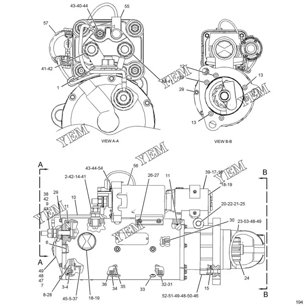 Factory Price 988K 988K XE Motor Gp-Ele 349-6601 3496601 Engine Parts for Sale