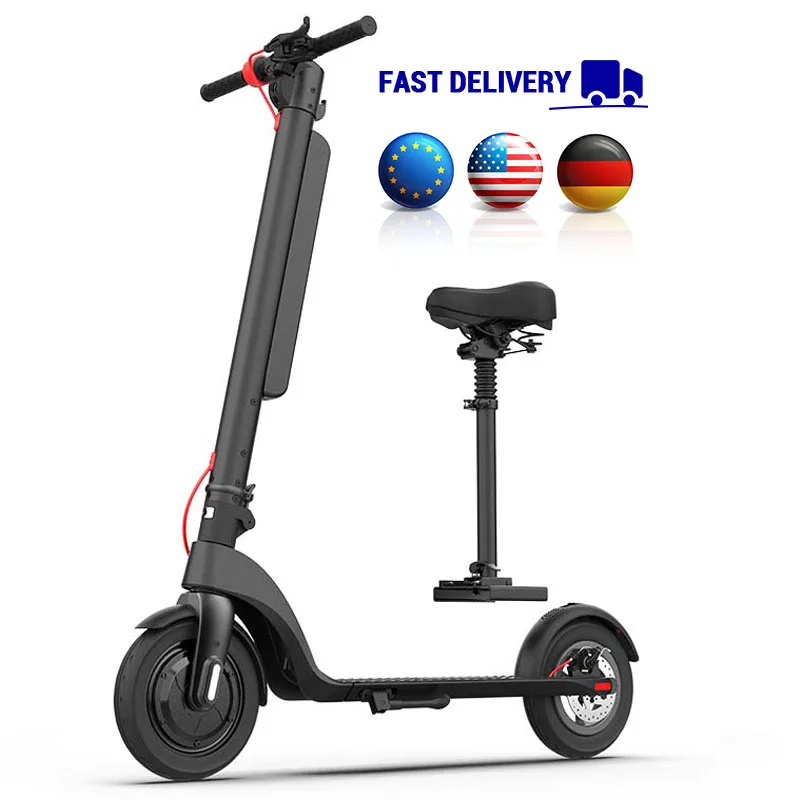 2026 Eu Warehouse Top Sales Max Load 100KG LED Display Disc Brake Foldable E Road Electric Scooter With Eec Coc for Adult