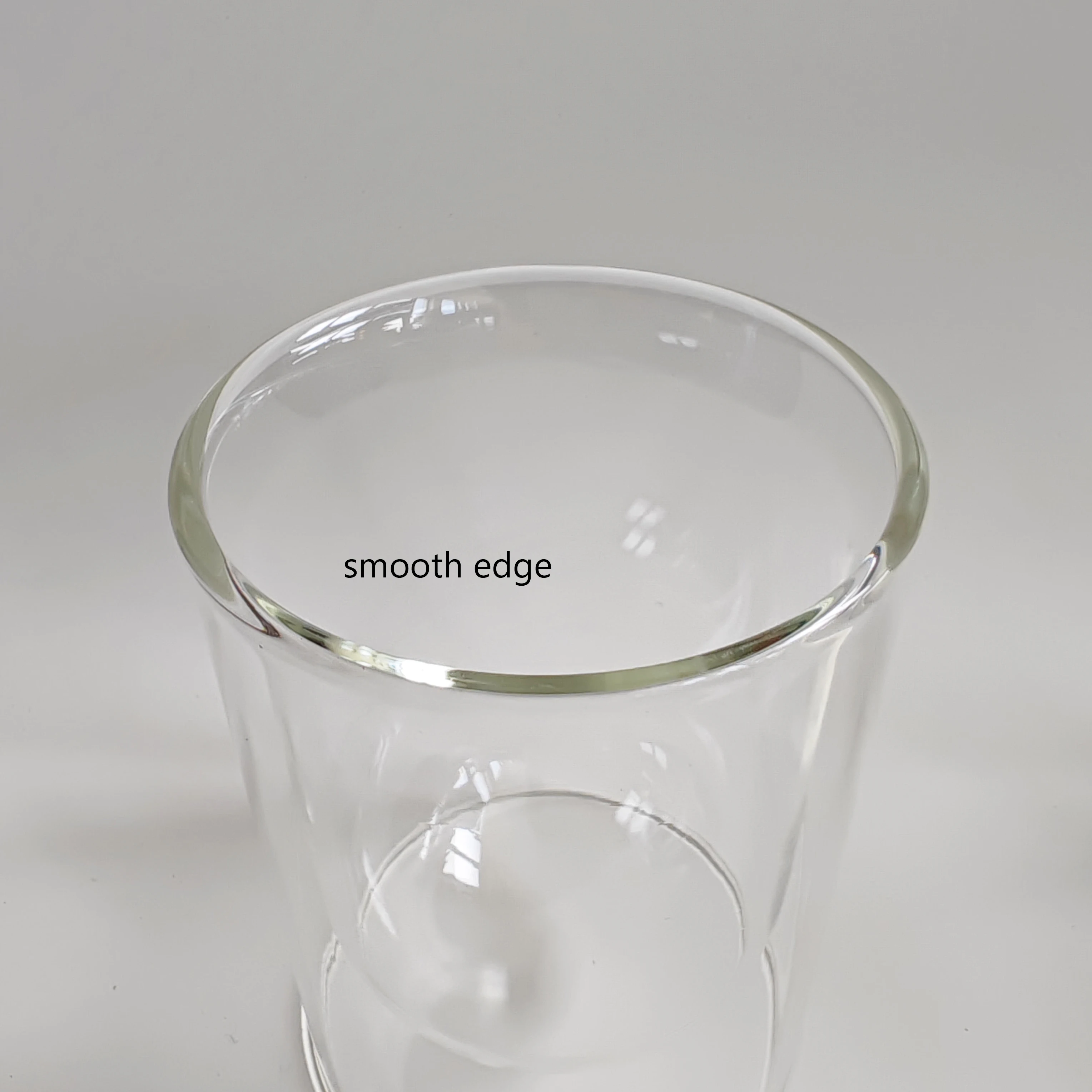 Home Decorative Colorful Hand Blown Scented Candle Vessels Double Wall