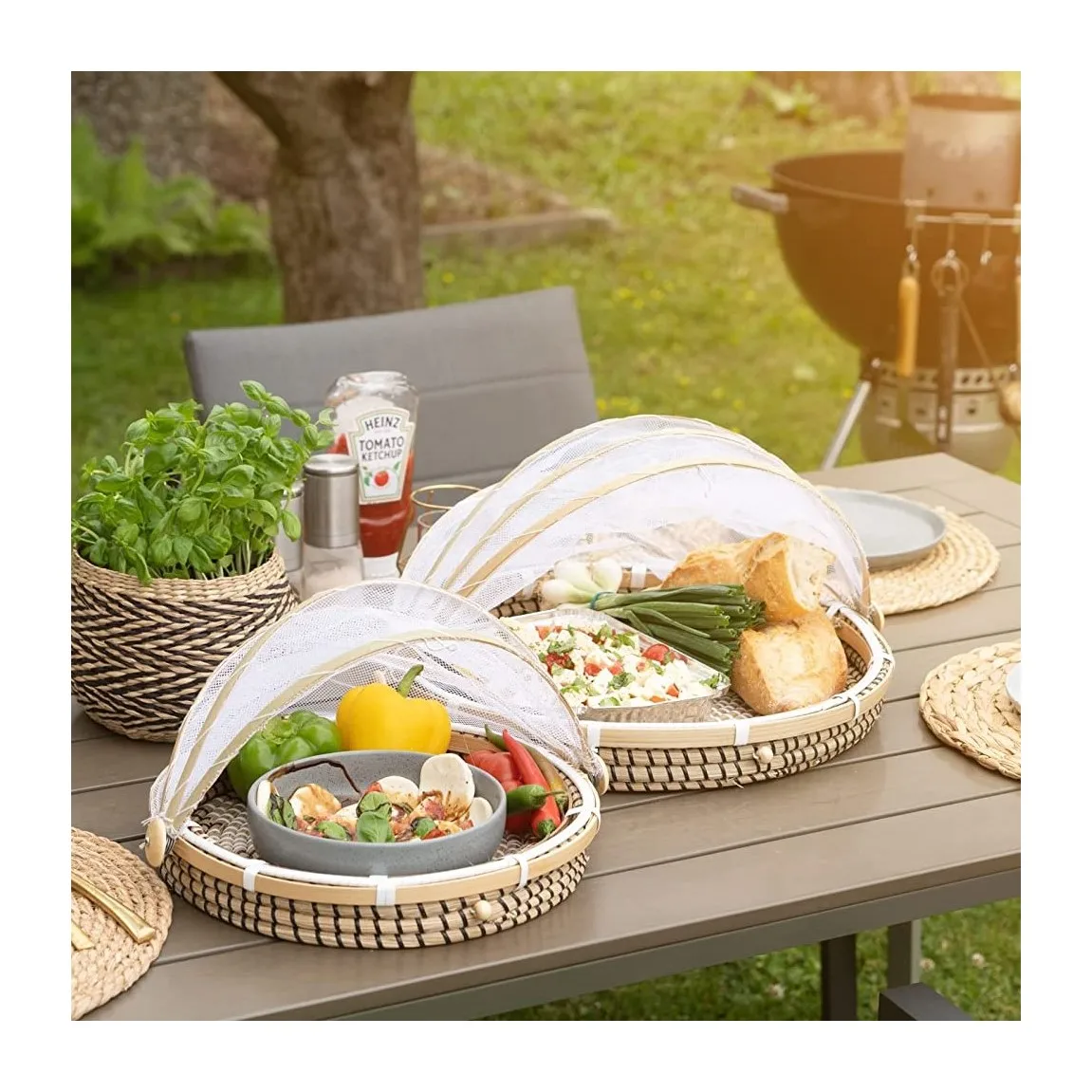 Bamboo Dome Food Covers