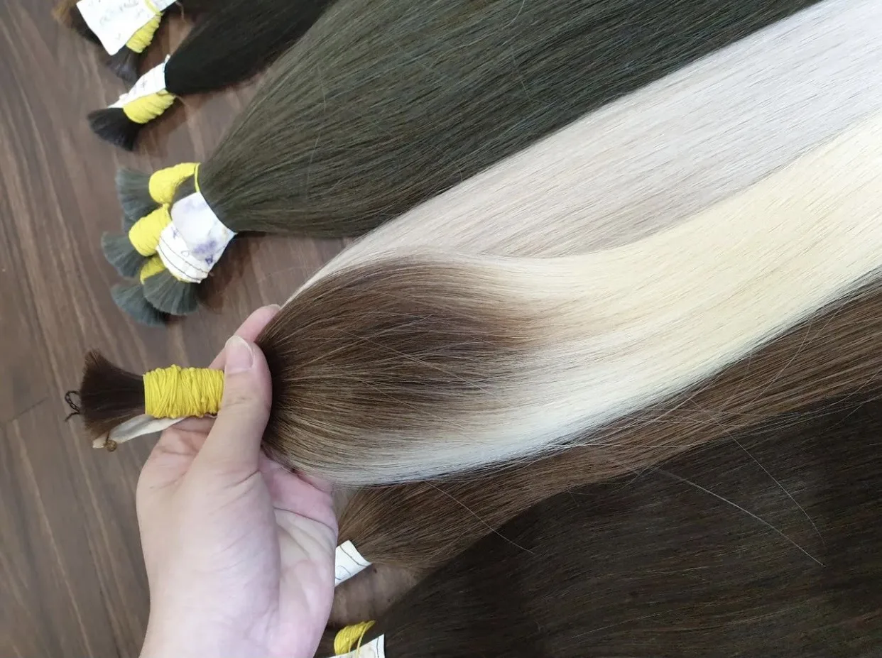 Luxury Bulk Hair Extension Wholesale Unprocessed Raw Human Hair