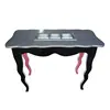 Silver+Black+Pink Painted