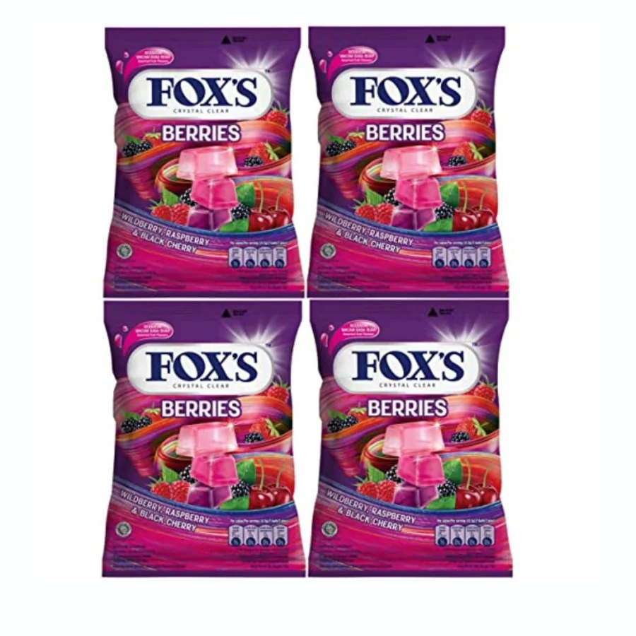 Wholesale Hard Candy Fox's Candy Berries Bag 90 Gram X 24bags ...