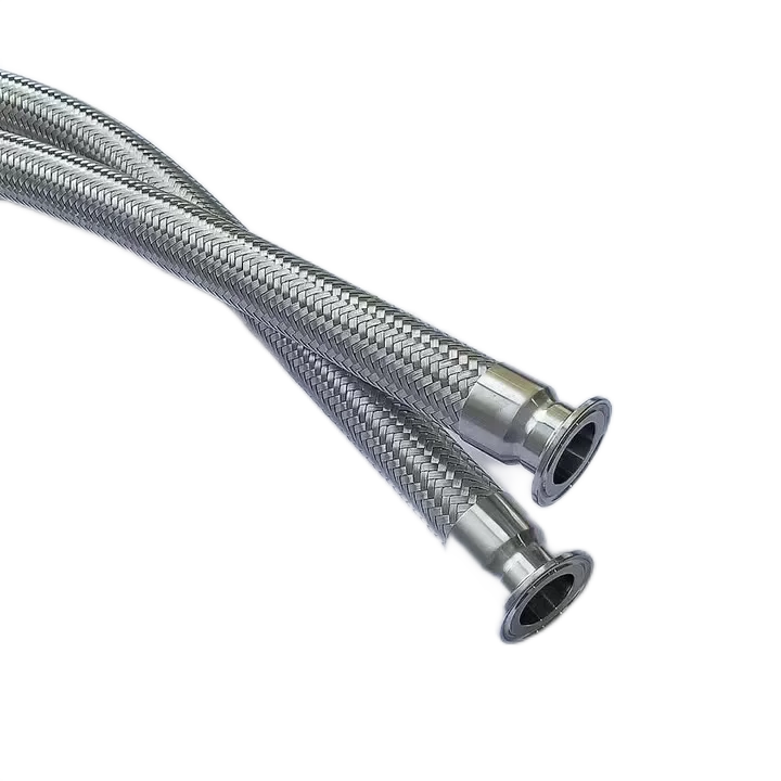 304 Stainless Steel Camlock Quick Assembly Braided Hose,Clampstyle