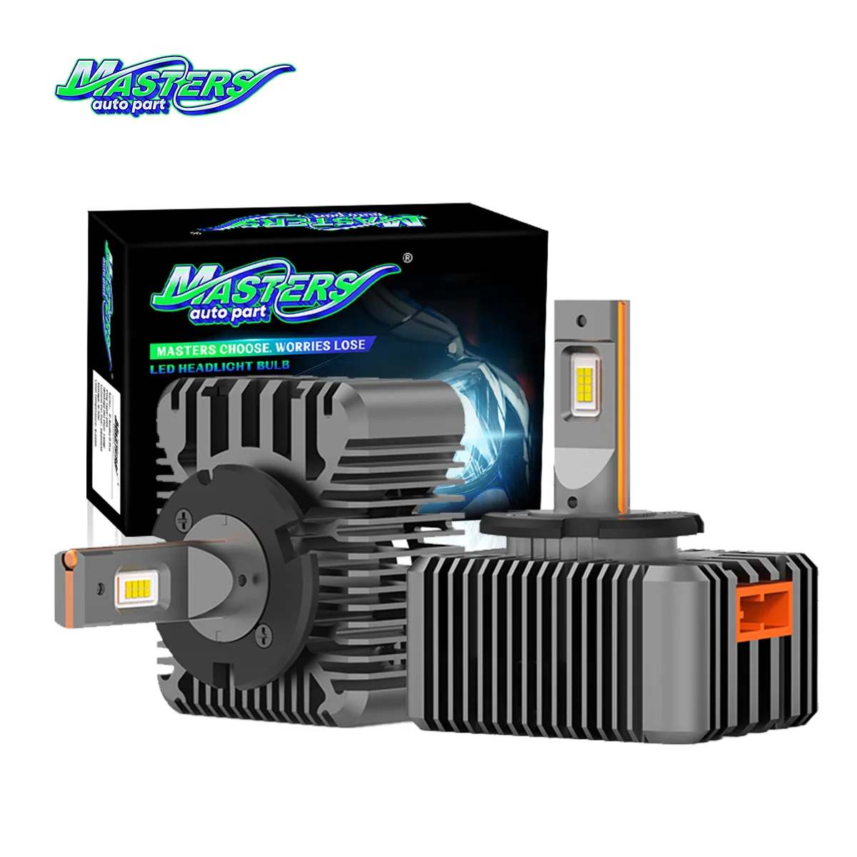 Masters 1:1 Supercheap Auto LED Headlights 90W 8000LM Halogen Bulb 6500K Driving Lights for Audi A5 BMW Mazda 3 SD5 Car