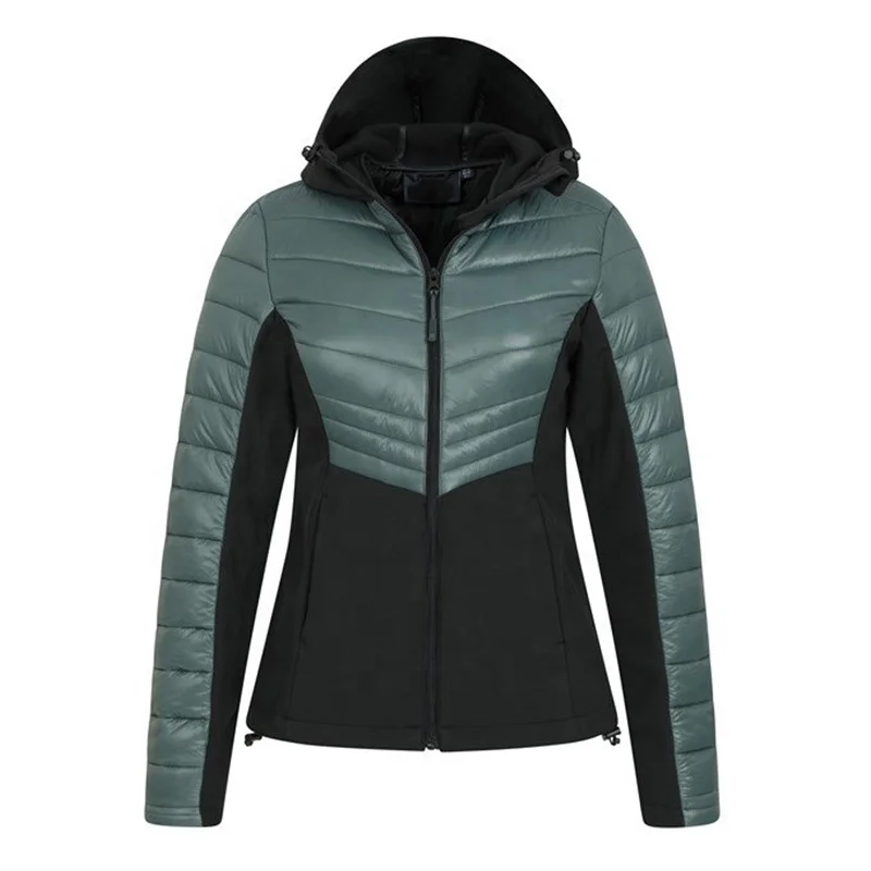 Jaqueta feminina leve com zíper, casaco macio inverno forro