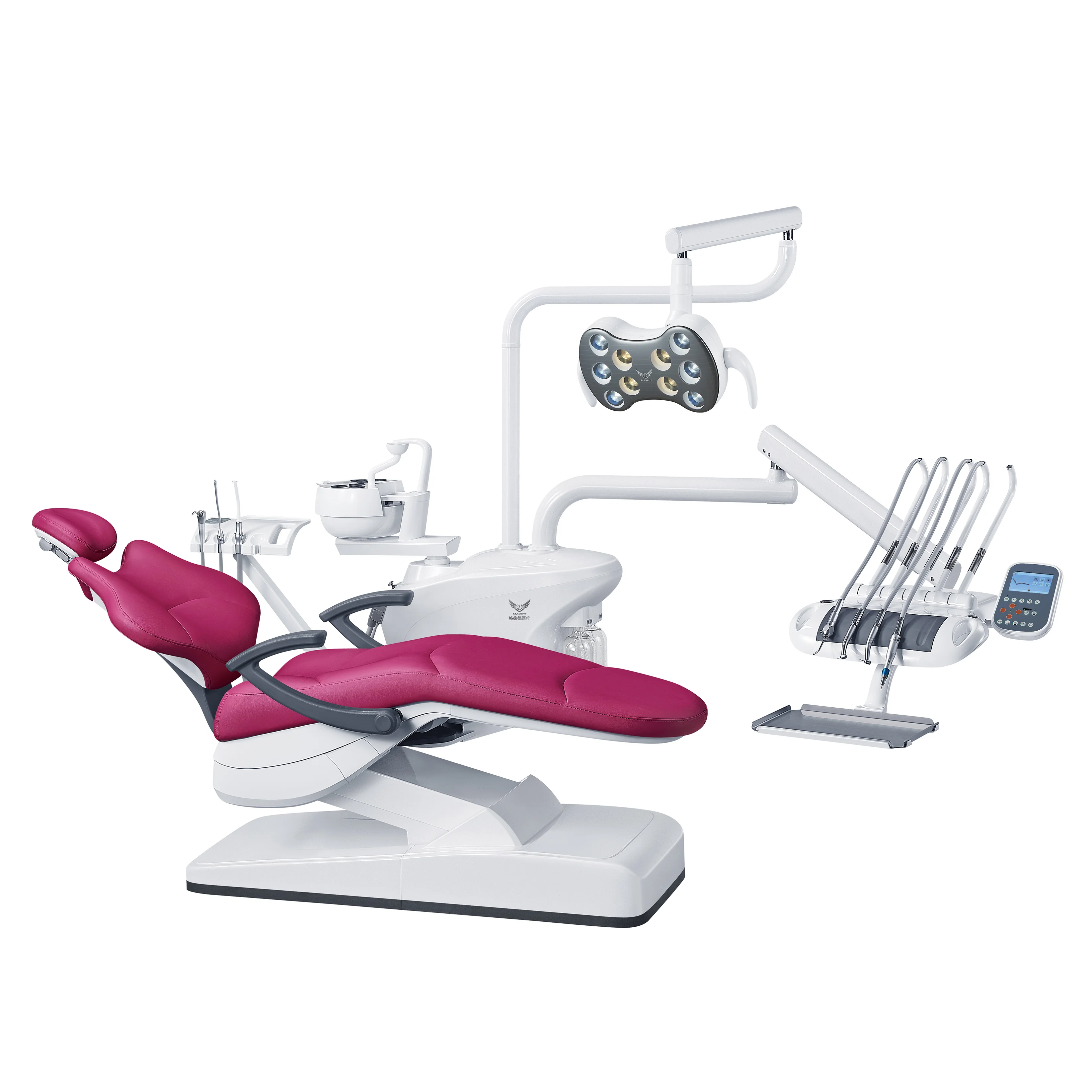 ISO 13485 Certified Dental Chair with Imported Hydraulic System & Triple-Color Patented Light