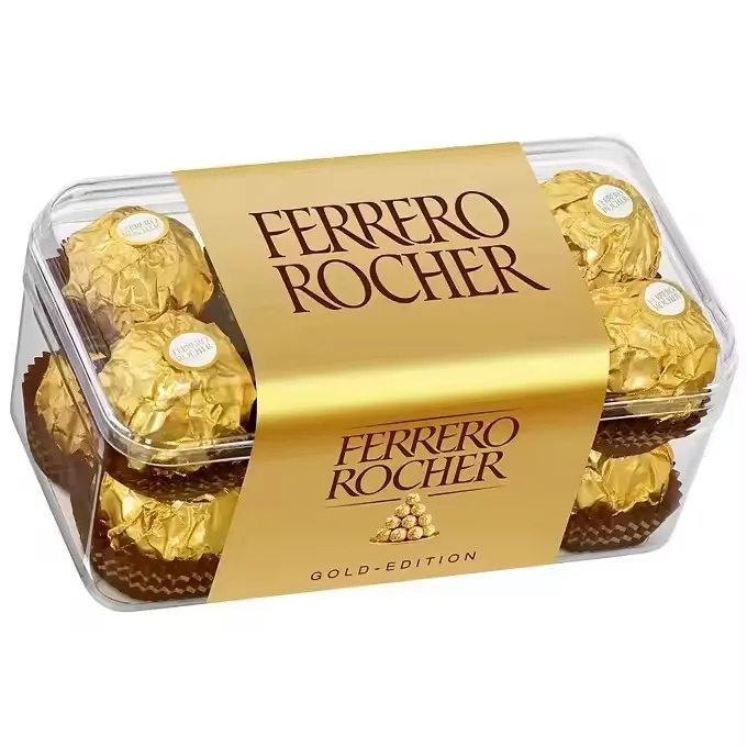 Ferrero Rocher Fine Hazelnut Milk Chocolate,24 Count,Chocolate Candy ...