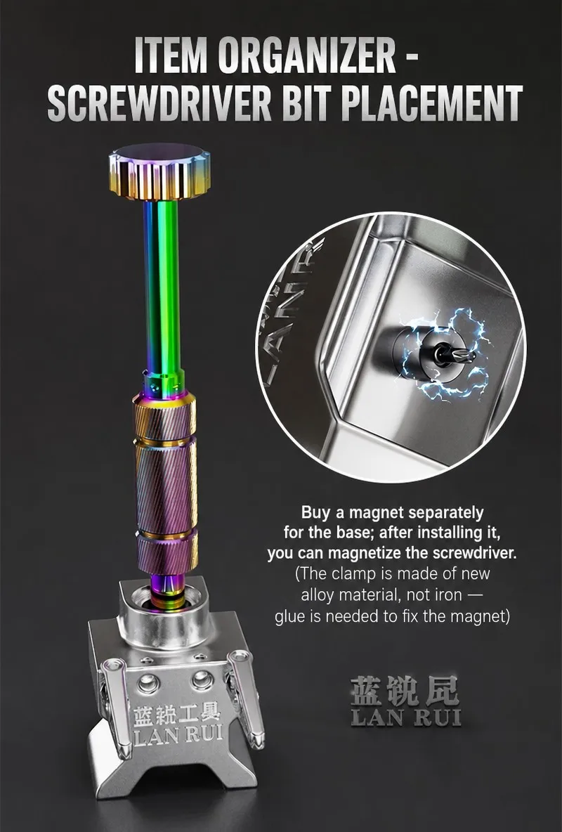 LAN RUI B17 Bright Beast King Kong Clamp Alloy PCB Holding Tool Spring Alligator Repair Clamp for Electronic Board