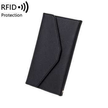 RFID Blocking Card Holder Anti-magnetic Anti-theft Passport Bag Document Bags