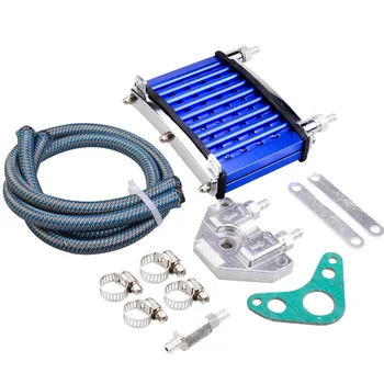 CNWAGNER Motorcycle Aluminium Engine Oil Cooler DIRT Pit Soil Bike Radiator Cooling ATV Quad 50 70 90 110 125 140 150cc