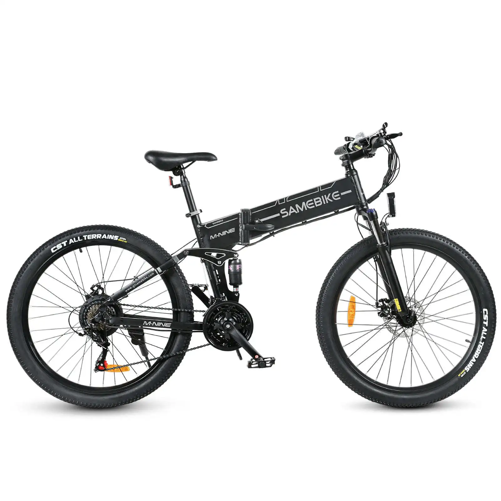 LO26-II Spoke Rim Hydraulic Brake Electric Folding Mountain Ebike