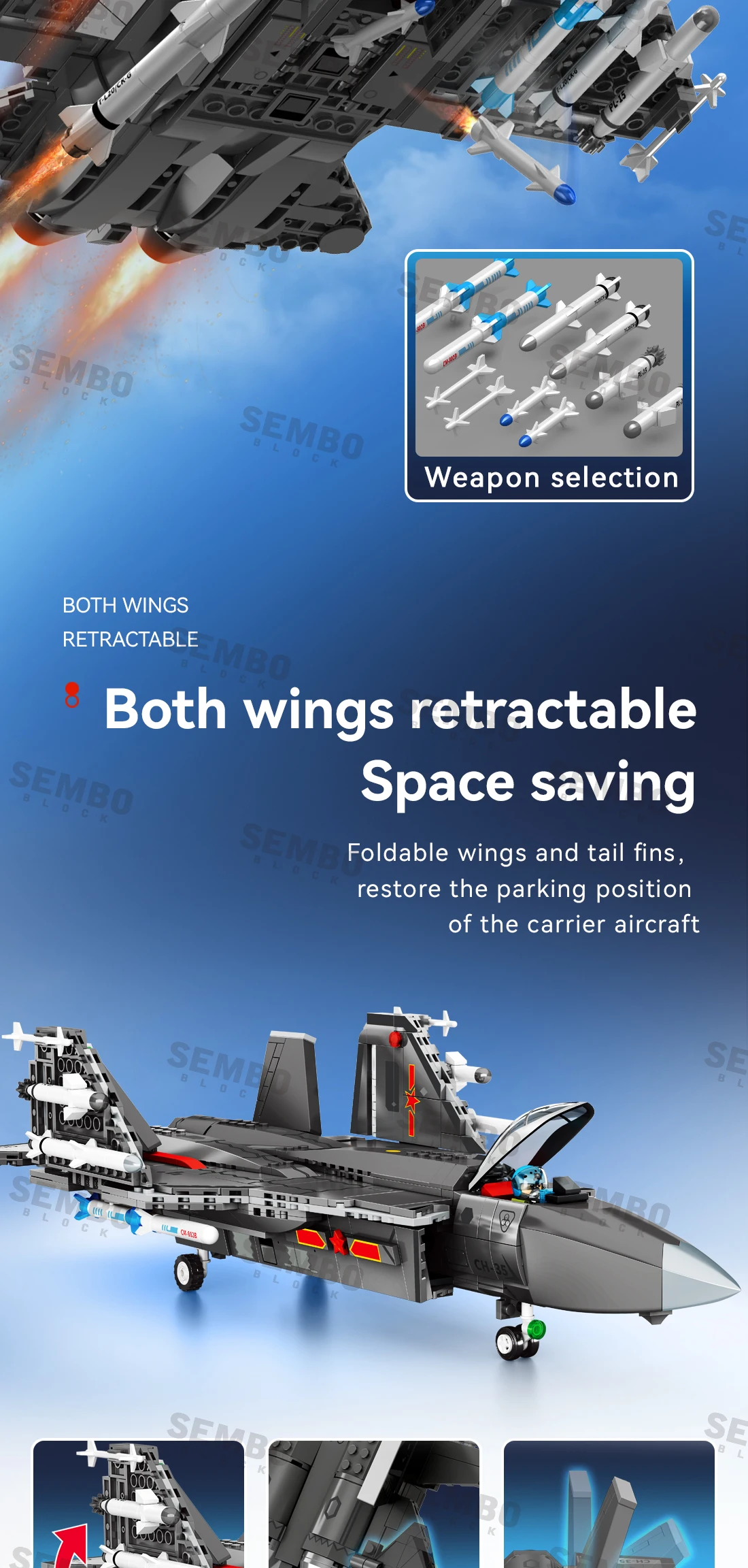 Reobrix Set De Construction D'avion De Reconnaissance SR-71 Blackbird