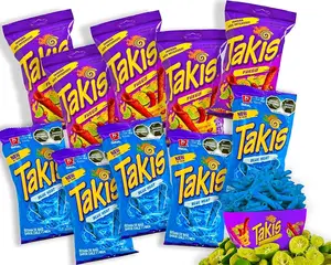 Best Price Rolled Fuego Takis Churro Chips Sweet Blue Heat Pepper Takis Grain Snacks Dried Fruit Style Fried Flavor Potatoes