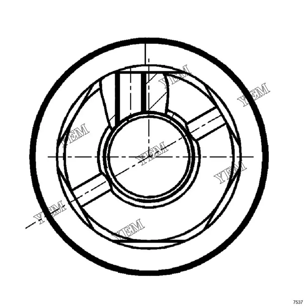 303.5CR Piston Part No. 610-5828 6105828 Industrial Machinery Engine Parts