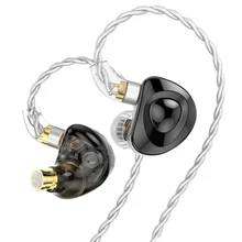 TRN MT4 2DD In Ear Earphone Bass High-Performance Dual Dynamic HiFi Running Sport Headphone Noise Cancelling Headset