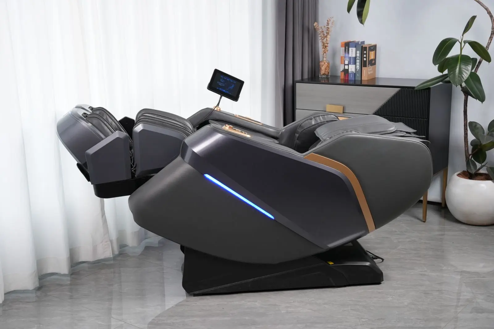 product 2025 luxury massage chair design zero gravity full body shiatsu back 5d electric reclining shiatsu sl track heated massage chair-3