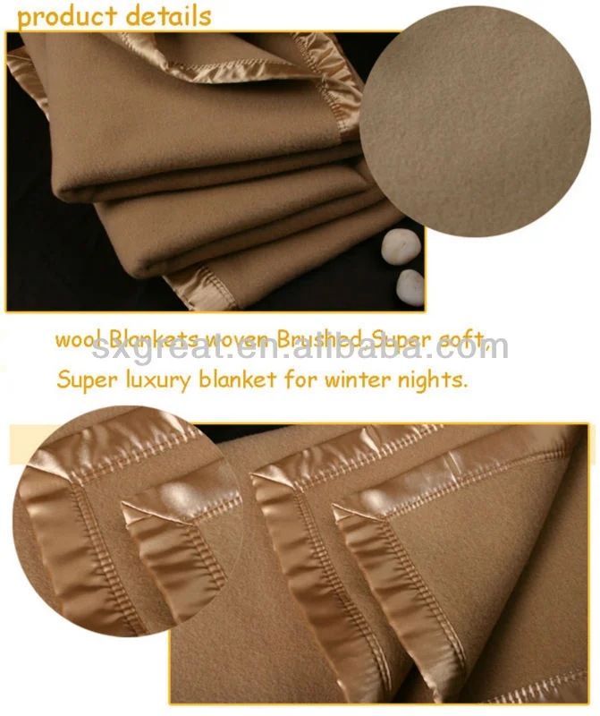Factory Price Manufacturer Supplier Hot Wool Blanket Fabric 100
