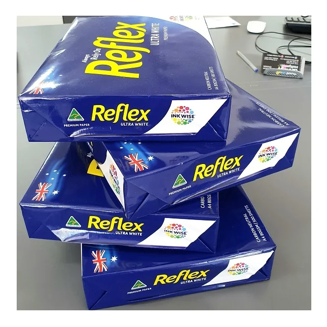 Reflex Carbon Neutral 100 Recycled Copy Paper A4 A3 80gsm White Ream
