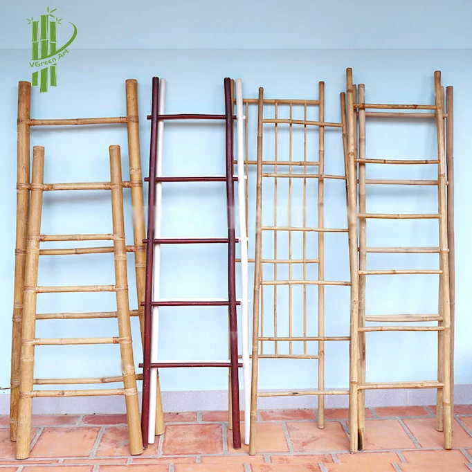 BATHROOM ACCESSORIES Natural Bamboo Ladder Shelf Blanket Ladders Bamboo Sauna Rooms Dressing Room Towel Ladder Clothes Rack
