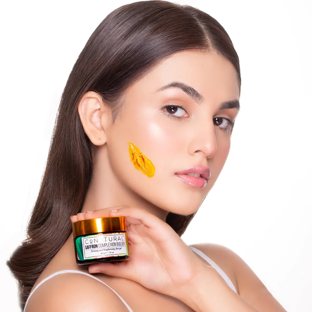 Conatural Saffron Complexion Builder Face Gel For Skin Whitening