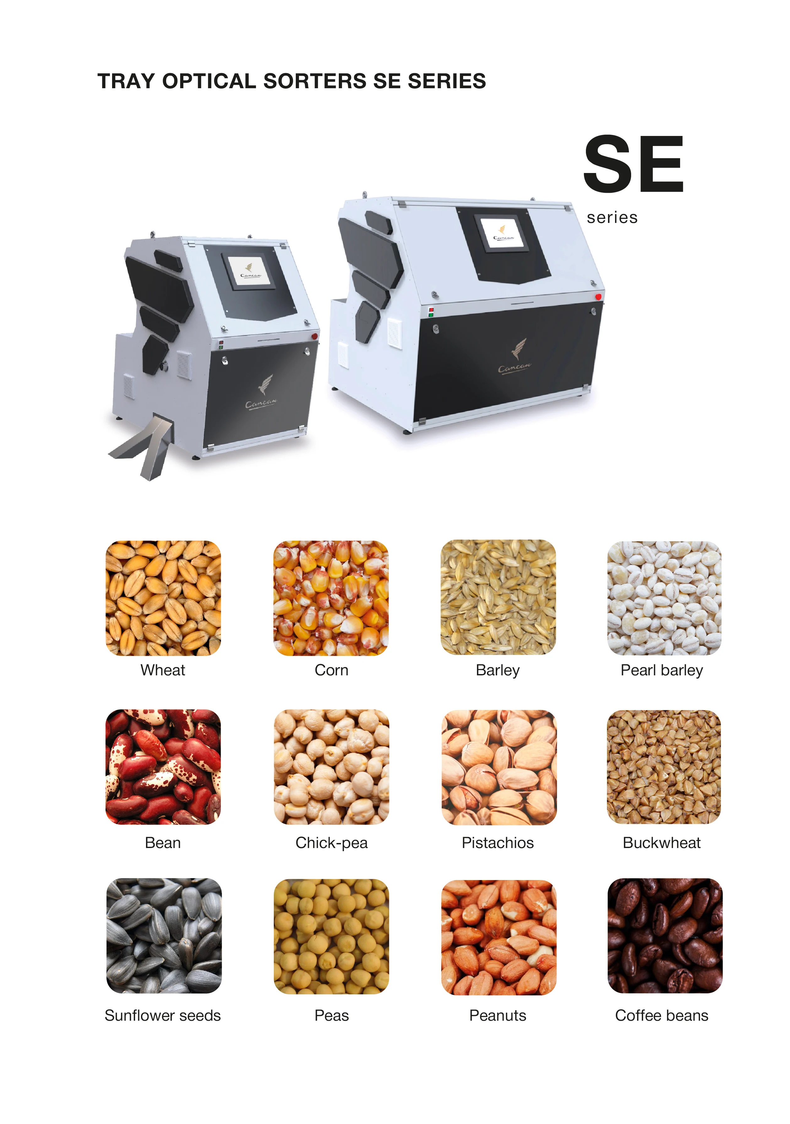 High Precision Color Sorter Sapsan Se 5 For Cleaning And Grading Coffee