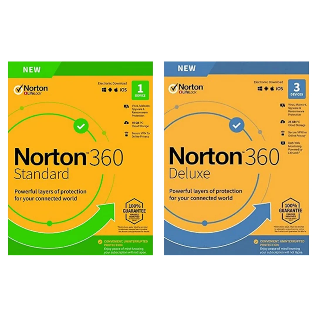 Norton 360 Deluxe 3 Devices 1 Year Symantec Key Europe Realtime