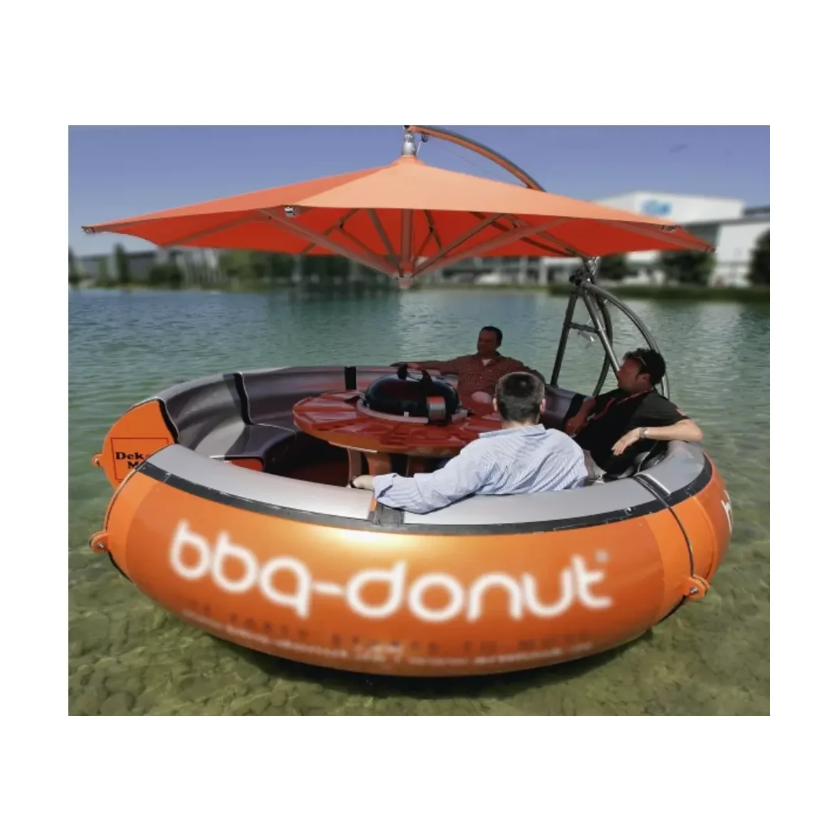 Bbq Leisure Boat 8 Person Round Barbecue Donut Boat Barbecue Dining