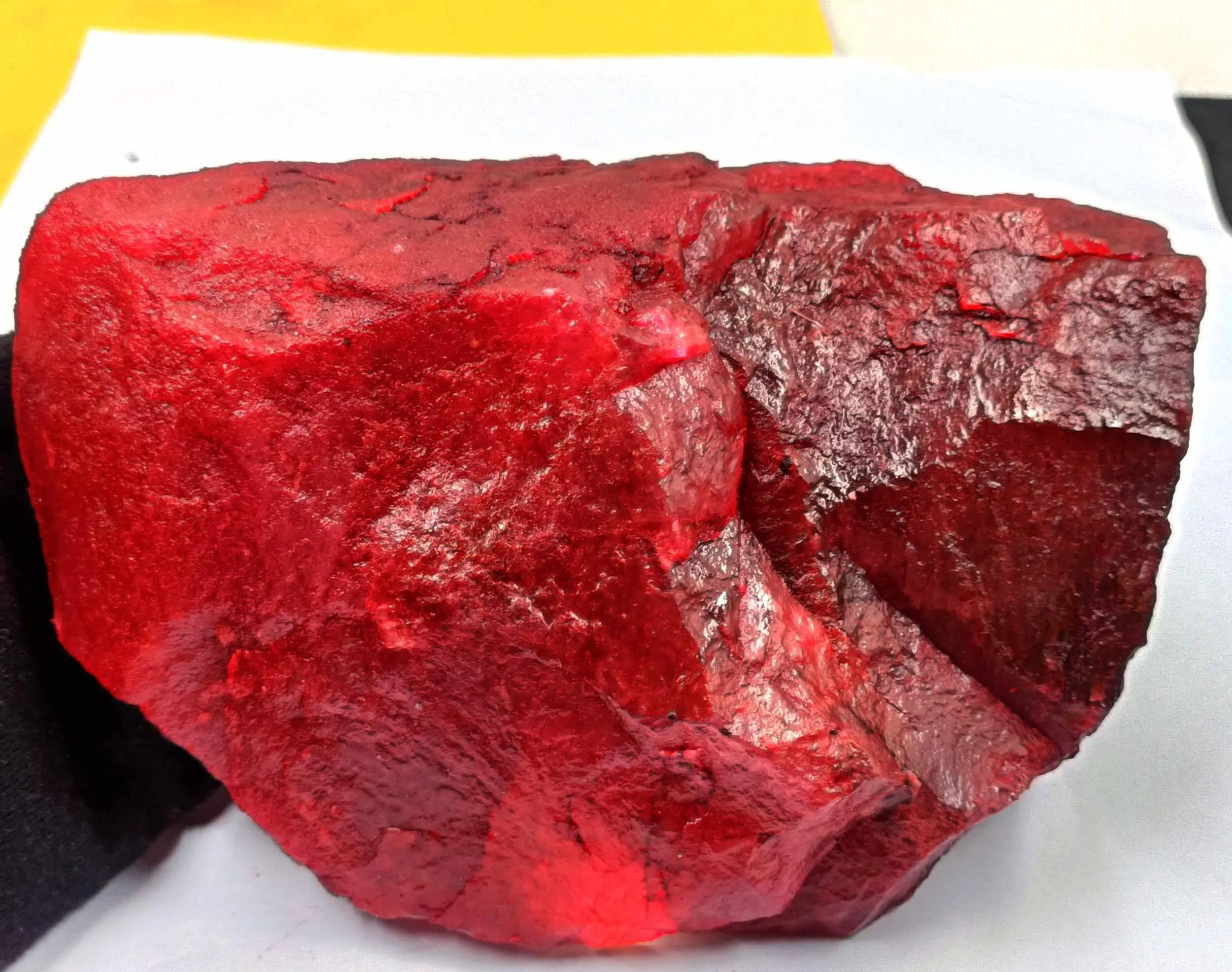 Lab Grown Red Ruby Gemstone Rough Gemstone African Ruby Gemstone Uncut Rough Exclusive Rare Collection Unique Quality Make Jewel
