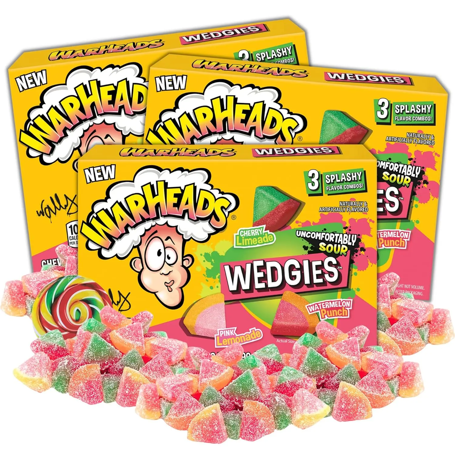 Warheads Watermelon Wedgies Candy - Buy Warheads Galactic Mix Cubes ...