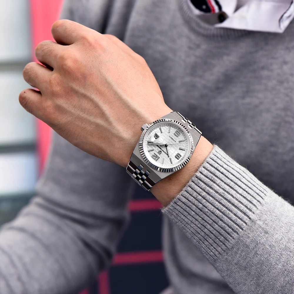 PAGANI DESIGN YS027 New Men's Watches 3D Rhombus Dial Luxury Automatic Watch for Men MIYOTA 8215 Movement Mechanical Wrist Watch