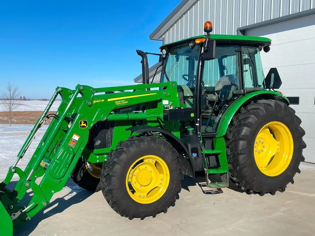 販売用ローダー付き75HP農業機械/5100Mジョンディアトラクターが