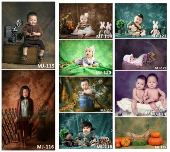 Adult Portrait Solid Color Backdrop Photography Retro Texture Kids Newborn Baby Professional Background Vinyl Photo Shoot Props detail image
