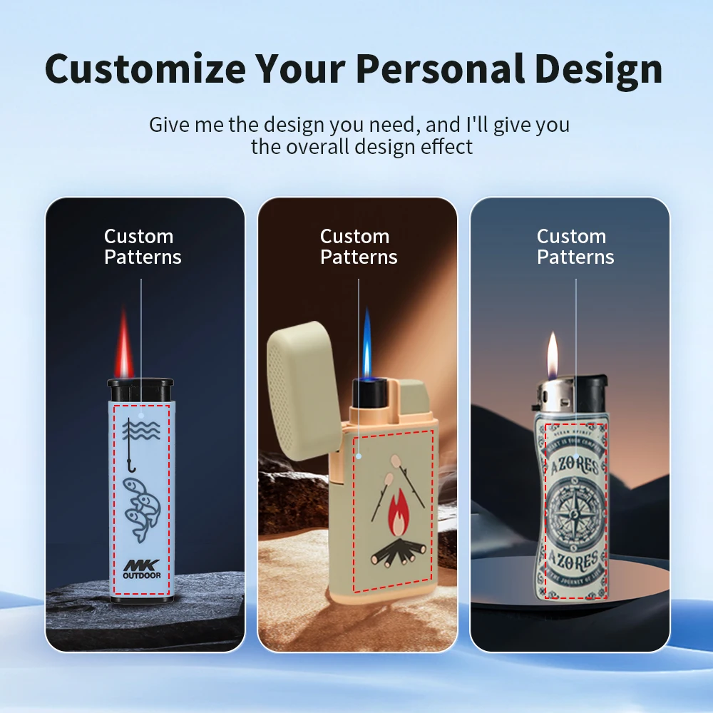 MK Other Electronic Modern Smoking Lighters Manufacturer Custom Plastic  Electric Lighter Cigarette Plastic Disposable Lighter