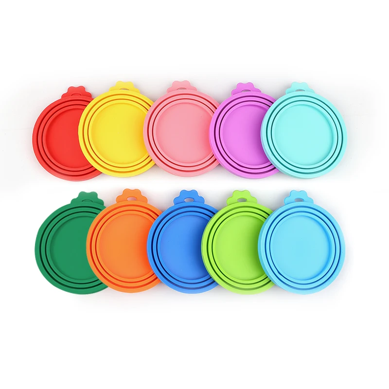 Bpa Free Good Grade Standard Size Pet Food Can Lids,Silicone Can Lids