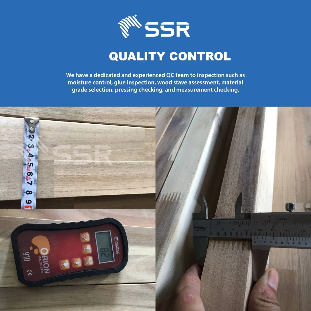 Ssr Vina Acacia Wood Finger Joint Board Finger Joint Panel Butt