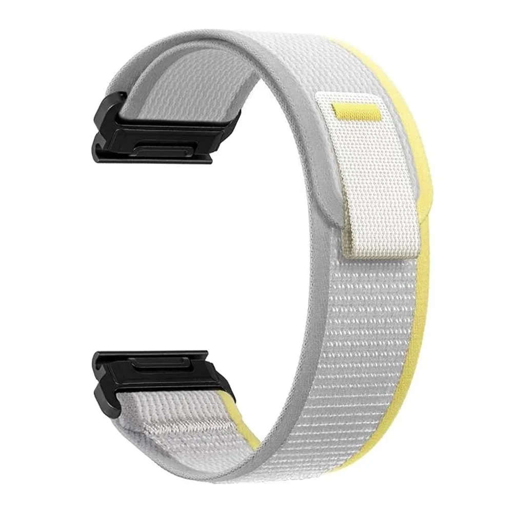 Adjustable Quick Release Fit Elastic 26watch Bands Nylon Weave Trail Loop Watch Strap Replacement for Garmin 22mm