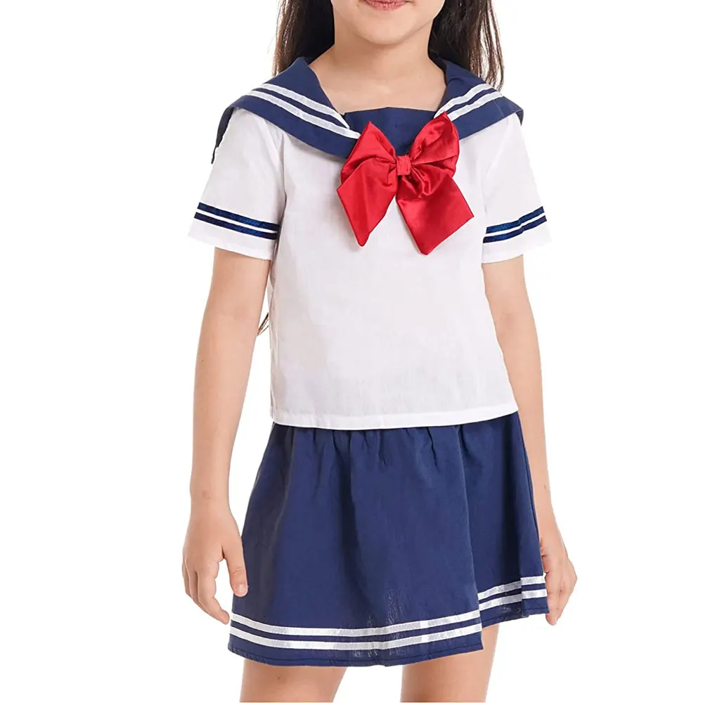 2023 Latest Style OEM Custom Made Quality Kids Girls School Uniform / Best Quality Kids Girls School Uniform