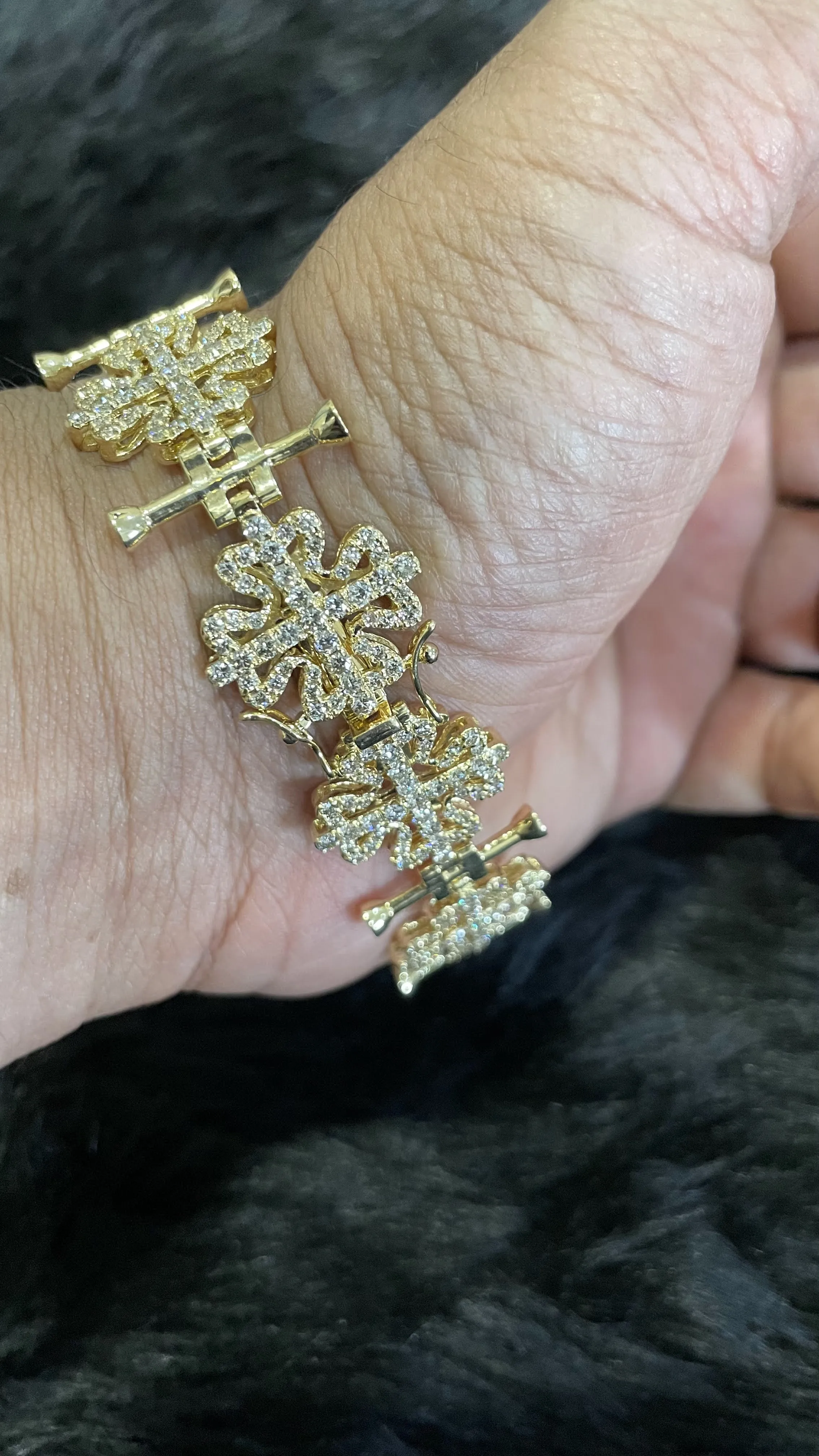 H.a.impex Men's Fashion Real Diamond Bracelet Custom Bulk Fine Jewelry