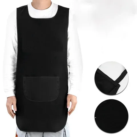 Waterproof Polyester Fiber Pongee Hairdresser Cape Customized Logo Salon Barber Apron and Hair Cutting Vest