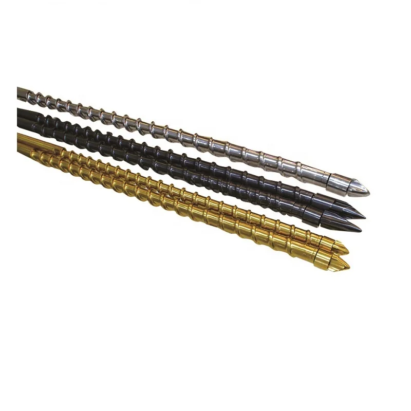 Одинарный экструдер винтовой цилиндр для термопластичной трубы листа и