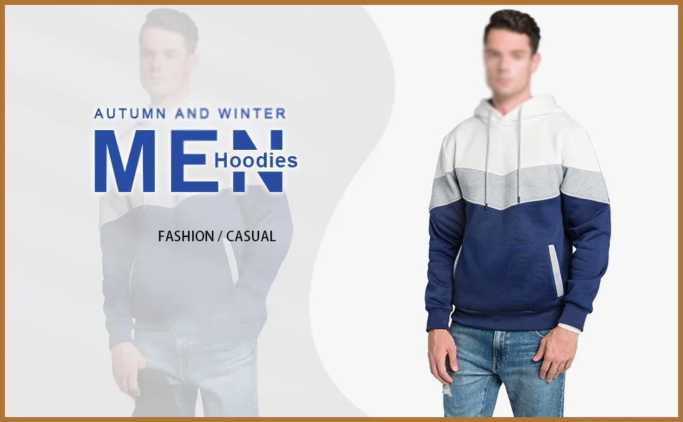 Top Quality Advertising Men Hoodies Hip Hop Street Wear Men Zipper Neck