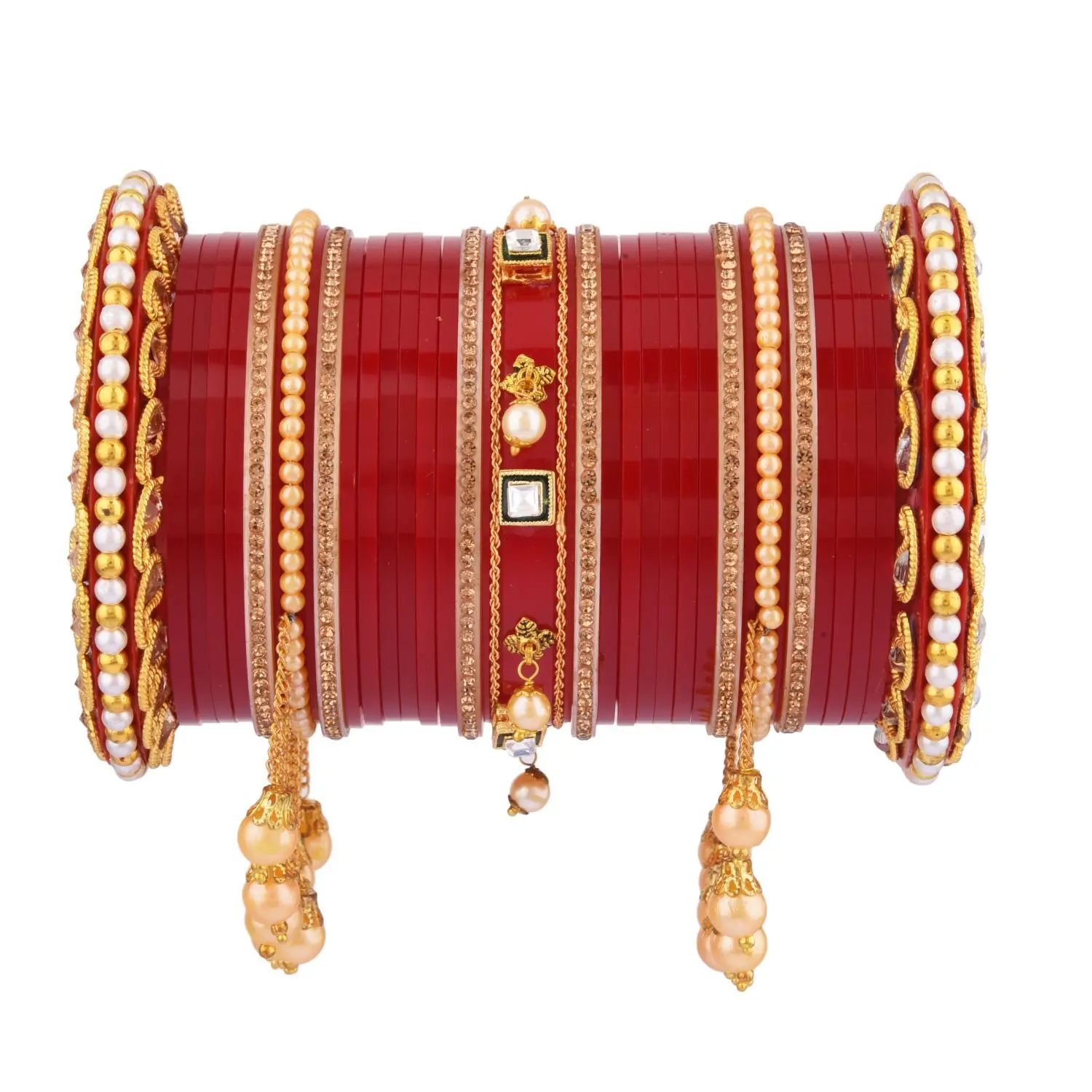 Indian Wedding Bangle Crystal Hanging Bridal Jewellery Acrylic
