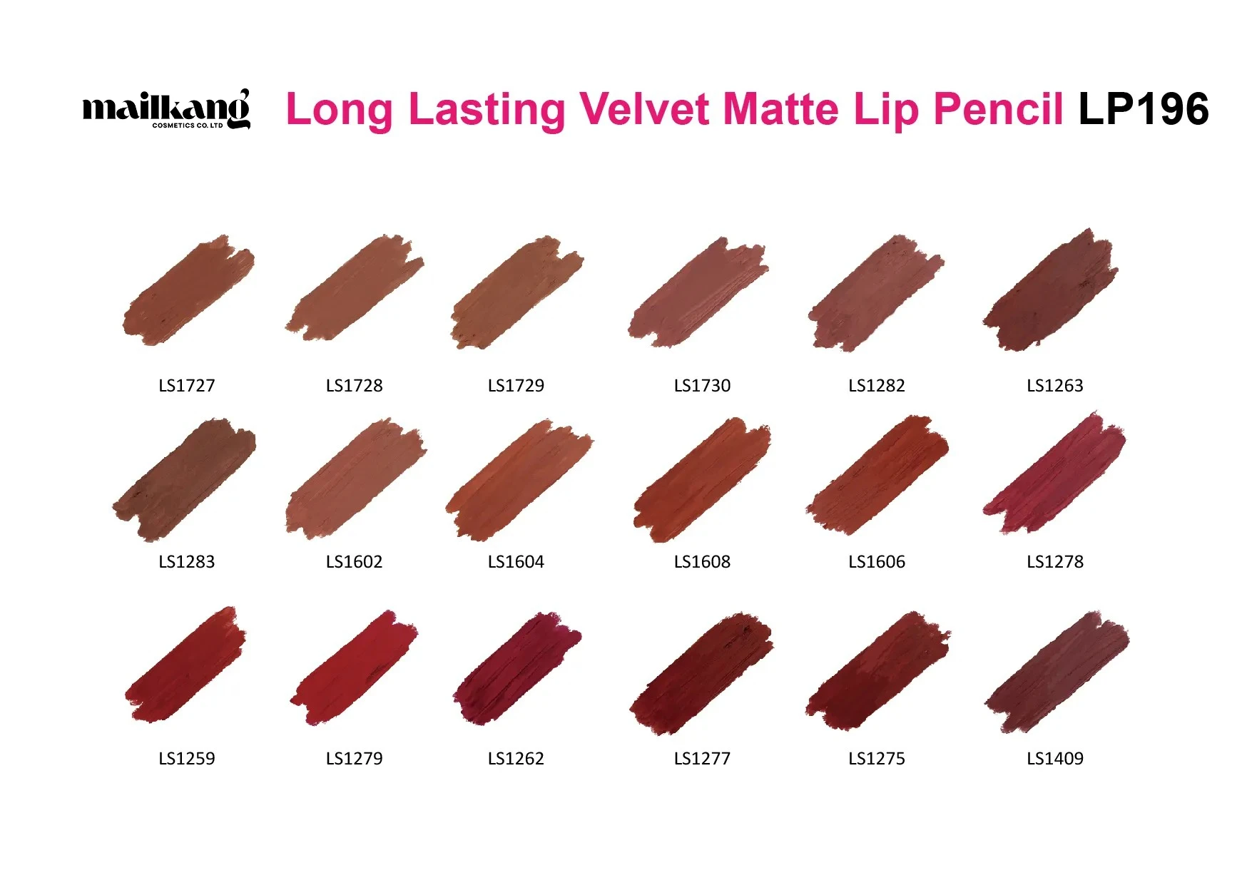 Taiwan Product Ultra-pigmented Velvet Matte Lipstick Suitable for Complete Look