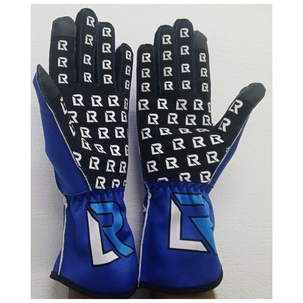 Custom Design  Breathable Go Kart Driving Gloves Wholesale Long Cuff Outdoor Custom F1 Karting Racing Gloves