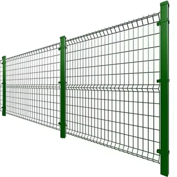 High Quality Galvanized Steel Metal PVC Coated 3d Bending Curved Garden Farm Welded Wire Mesh Panel Fencing For Fence Panel