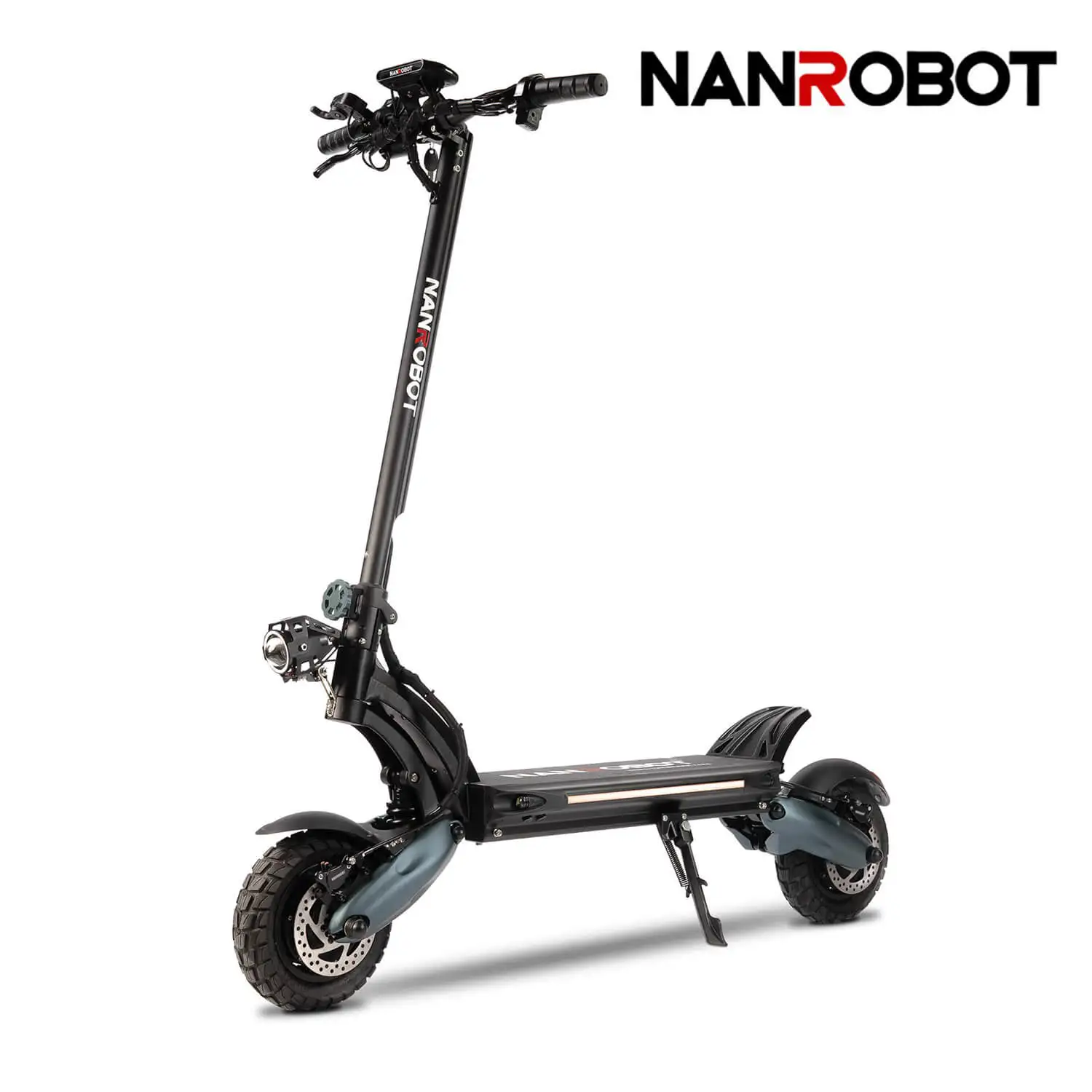 For NANROBOT D6+2.0 Electrical Scooter Two-Wheel 10 Inch Wheels Max Speed 65km/h 1000W Motor Power Range 60km per Charge Load 15