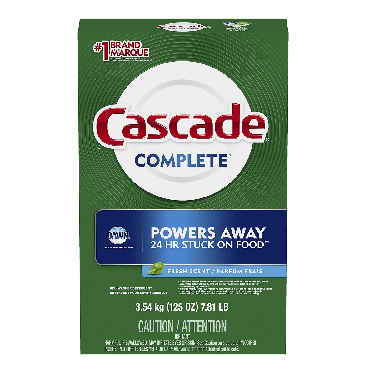 Wholesale Price Cascade Fresh Scent Powder Dishwasher Detergent 75oz